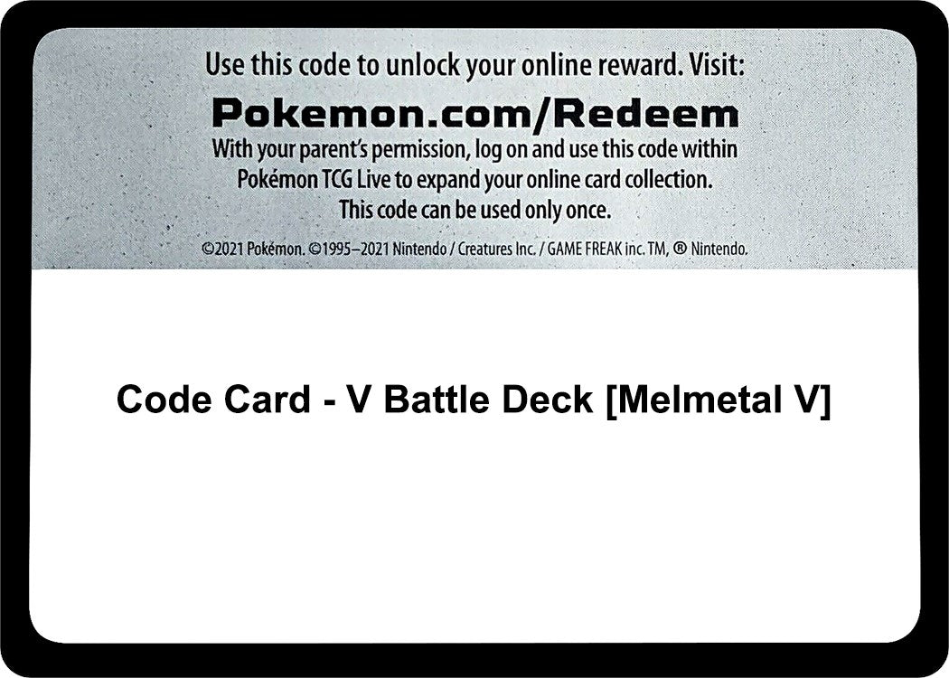 Image for Code Card - V Battle Deck [Melmetal V] - Pokemon
