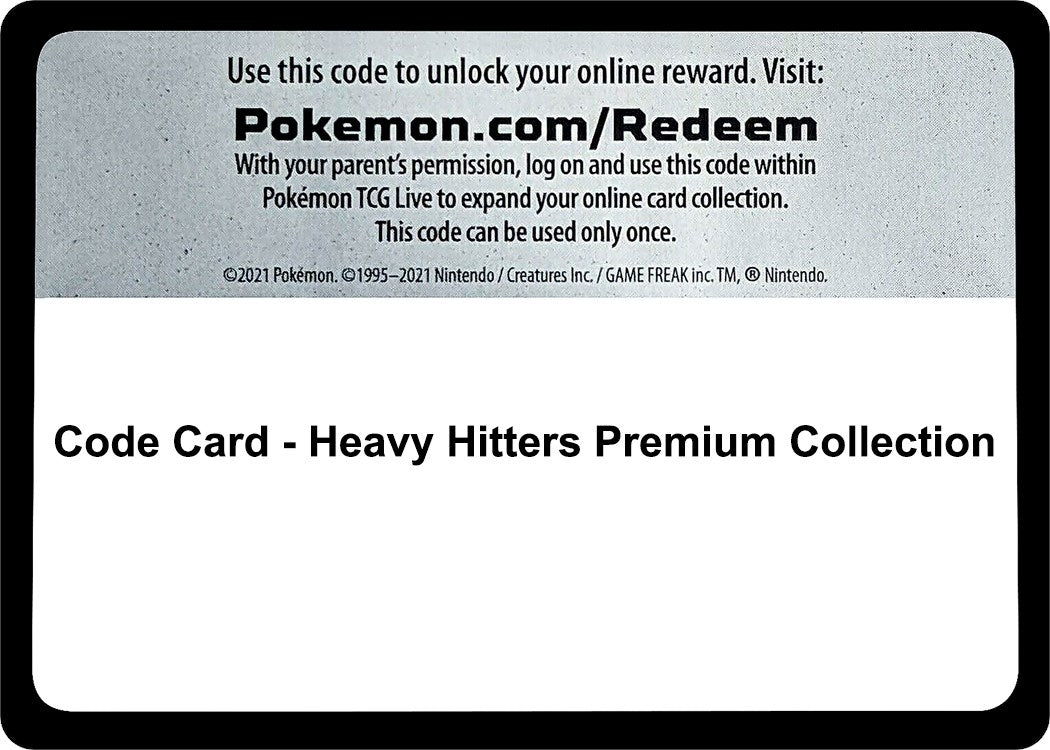 Image for Code Card - Heavy Hitters Premium Collection - Pokemon