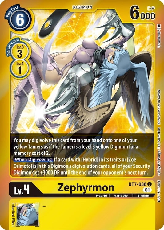 Image for Zephyrmon (Event Pack 3) - Digimon Card Game
