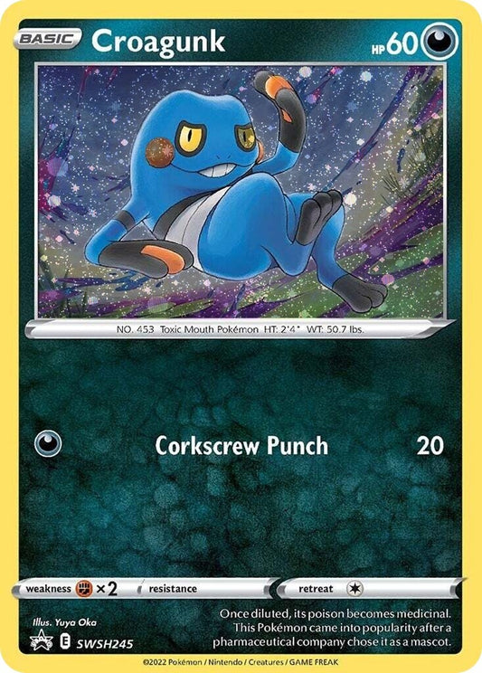 Image for Croagunk - SWSH245 (Cosmos Holo) - Pokemon