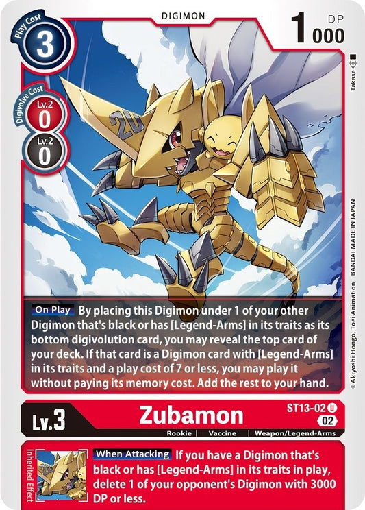 Image for Zubamon - Digimon Card Game
