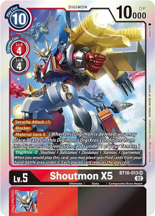 Image for Shoutmon X5 - Digimon Card Game