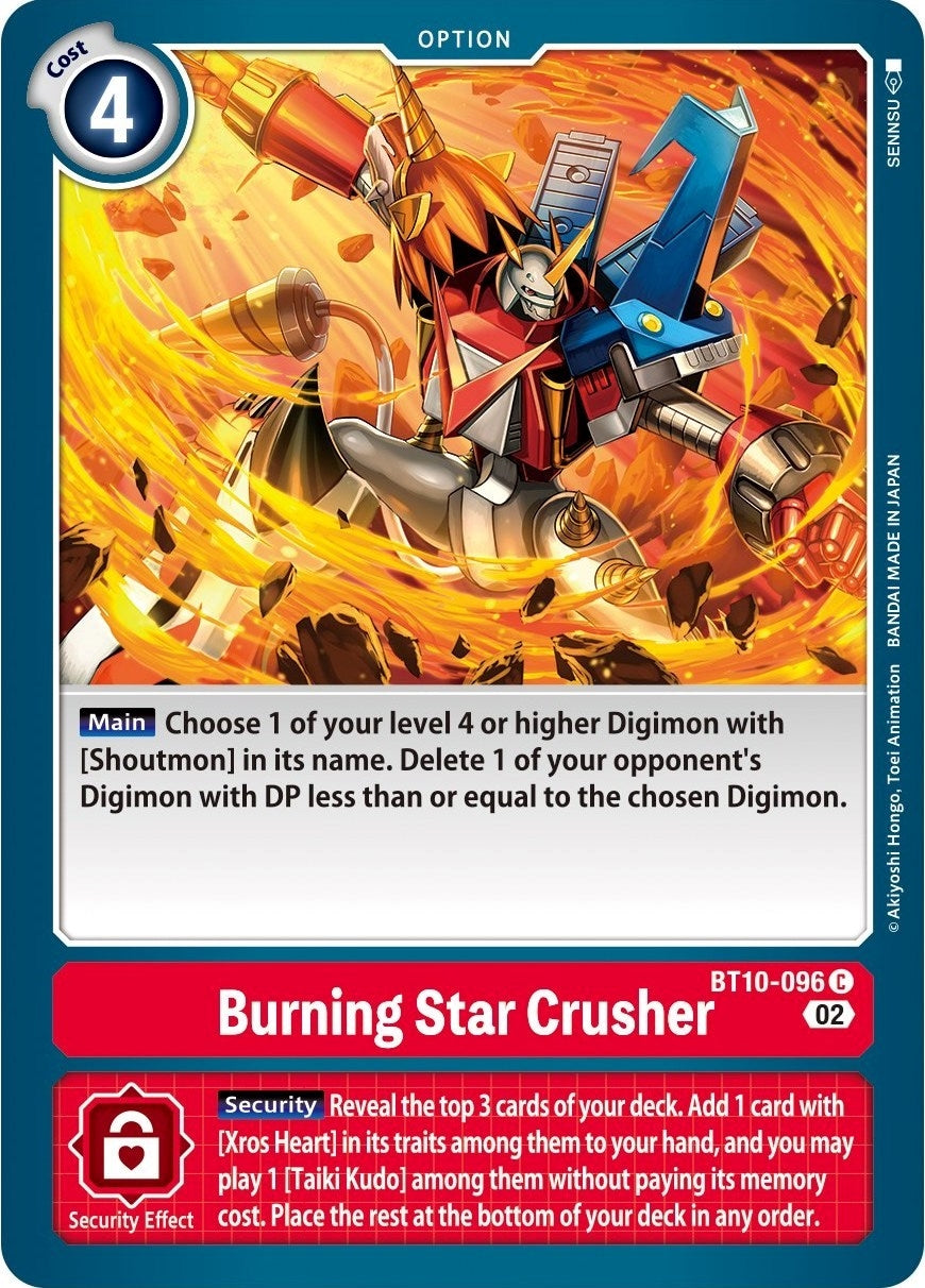 Image for Burning Star Crusher - Digimon Card Game