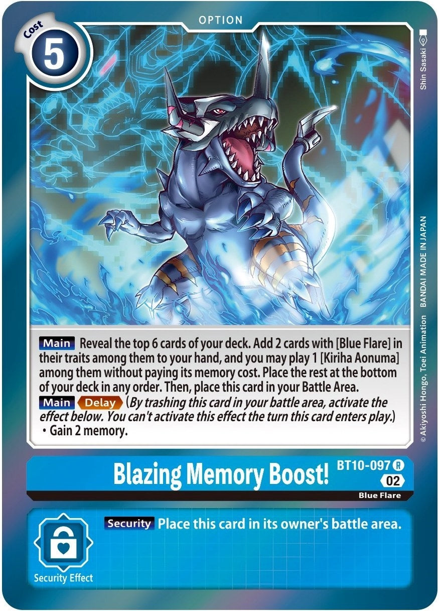 Image for Blazing Memory Boost! - Digimon Card Game