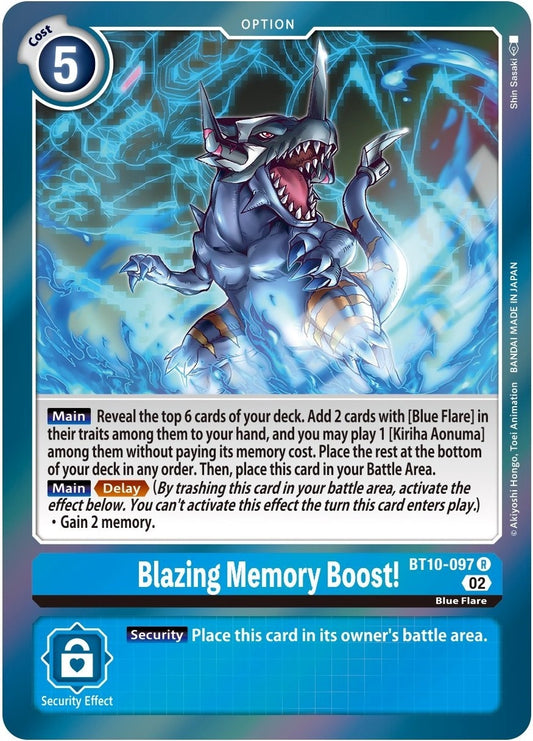 Image for Blazing Memory Boost! - Digimon Card Game
