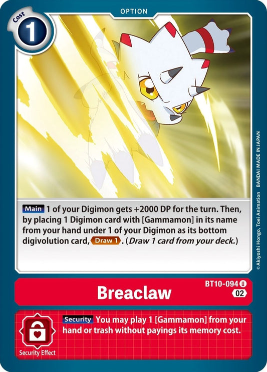 Image for Breaclaw - Digimon Card Game