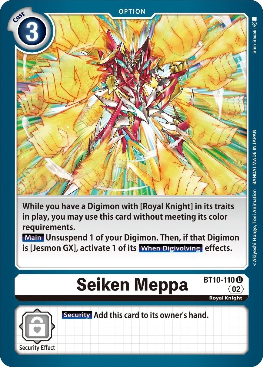 Image for Seiken Meppa - Digimon Card Game