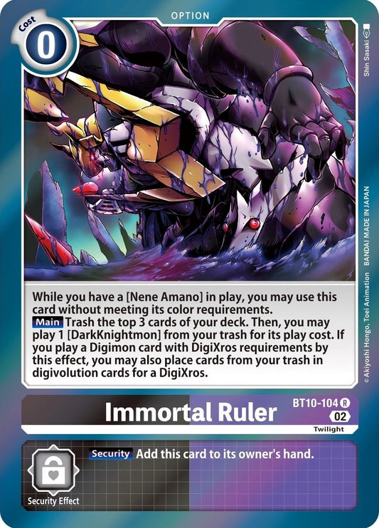 Image for Immortal Ruler - Digimon Card Game