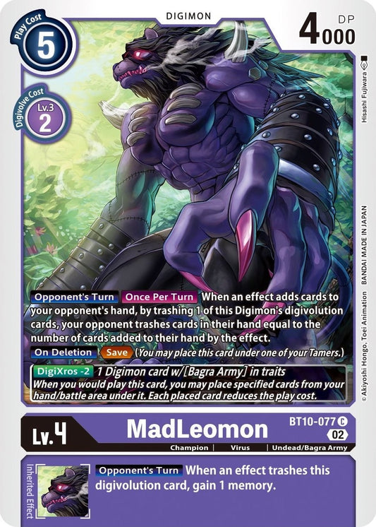 Image for MadLeomon - Digimon Card Game