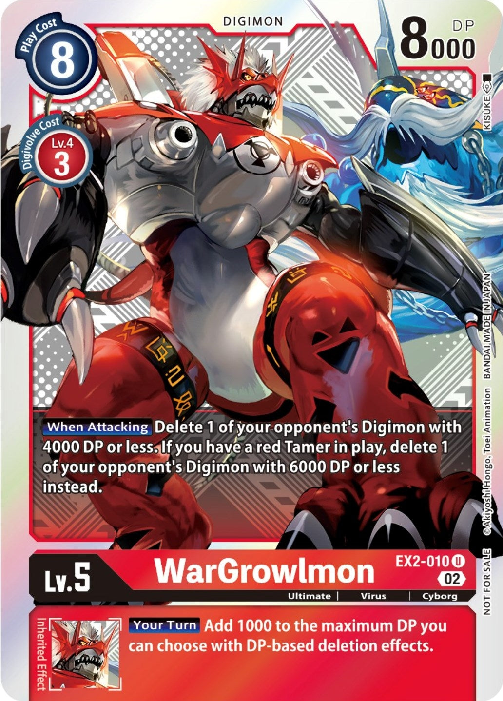 Image for WarGrowlmon (Xros Encounter Pre-Release) - Digimon Card Game