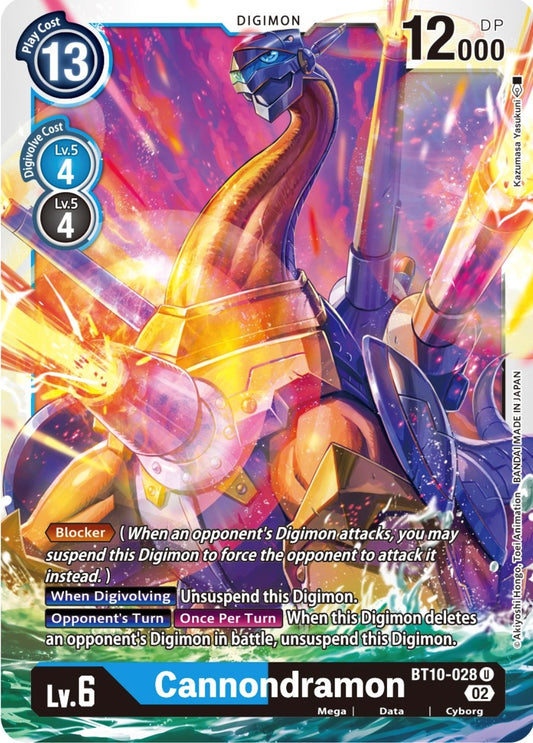 Image for Cannondramon - Digimon Card Game