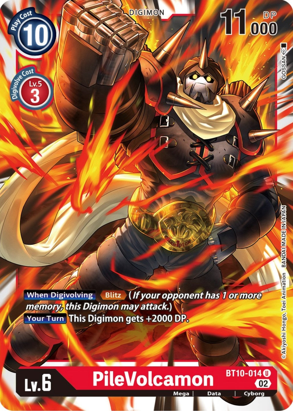 Image for PileVolcamon - Digimon Card Game
