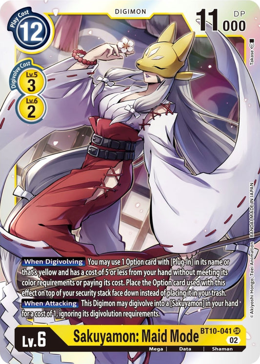 Image for Sakuyamon: Maid Mode - Digimon Card Game