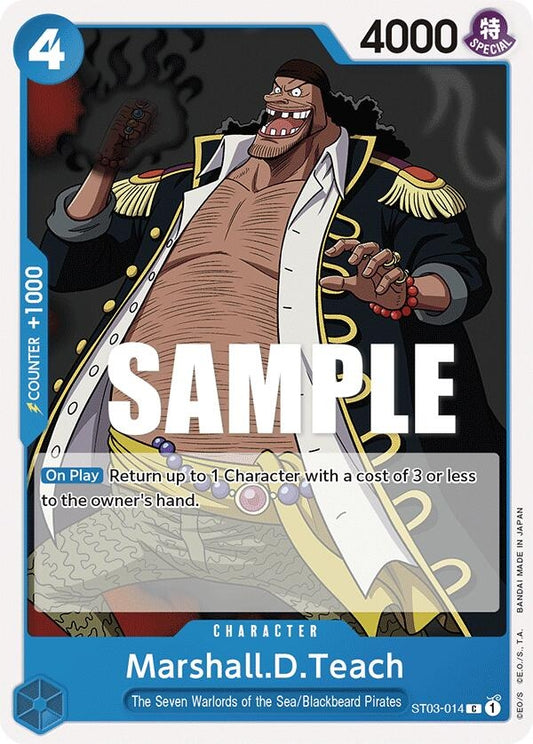 Image for Marshall.D.Teach - One Piece Card Game