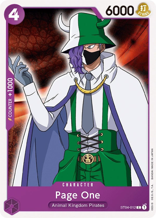 Image for Page One - One Piece Card Game