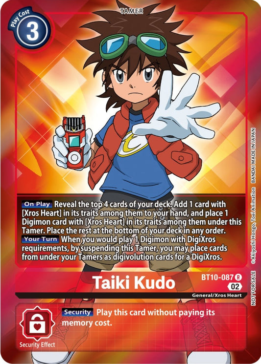 Image for Taiki Kudo (Box Topper) - Digimon Card Game