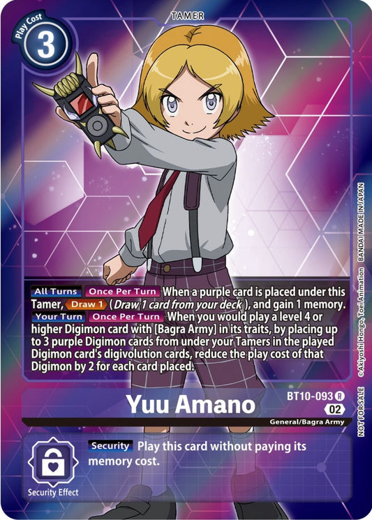 Image for Yuu Amano (Box Topper) - Digimon Card Game
