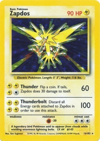 Image for Zapdos - Pokemon