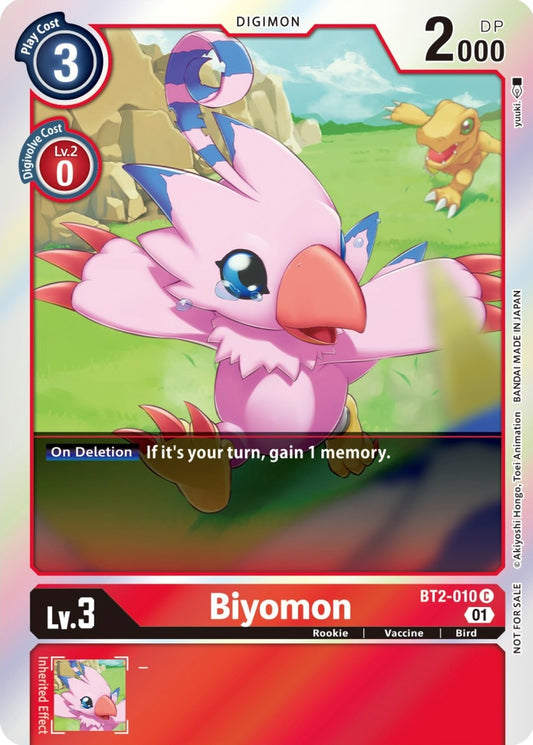 Image for Biyomon - BT2-010 (ST-11 Special Entry Pack) - Digimon Card Game