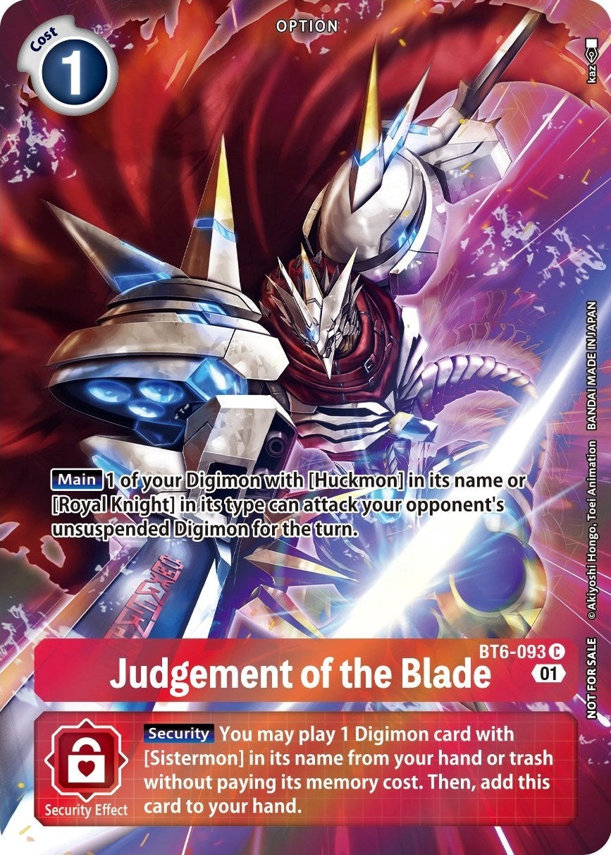 Image for Judgement of the Blade (Premium Deck Set) - Digimon Card Game