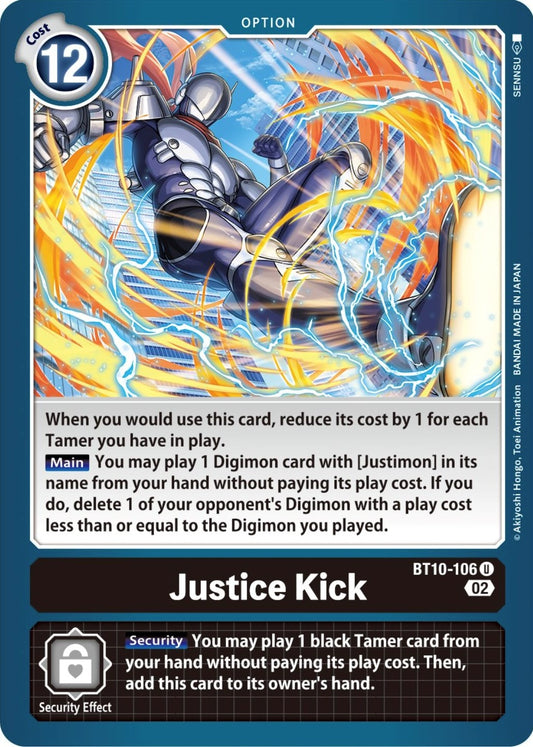 Image for Justice Kick - Digimon Card Game