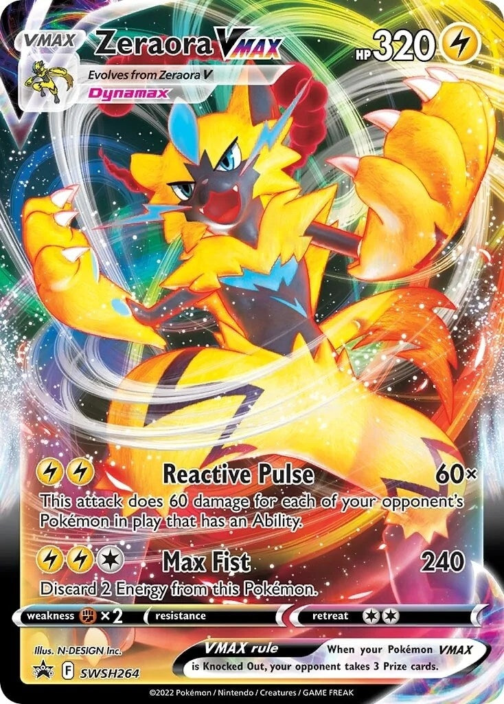 Image for Zeraora VMAX - SWSH264 - Pokemon
