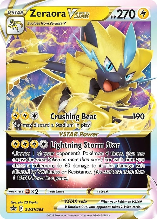 Image for Zeraora VSTAR - SWSH265 - Pokemon
