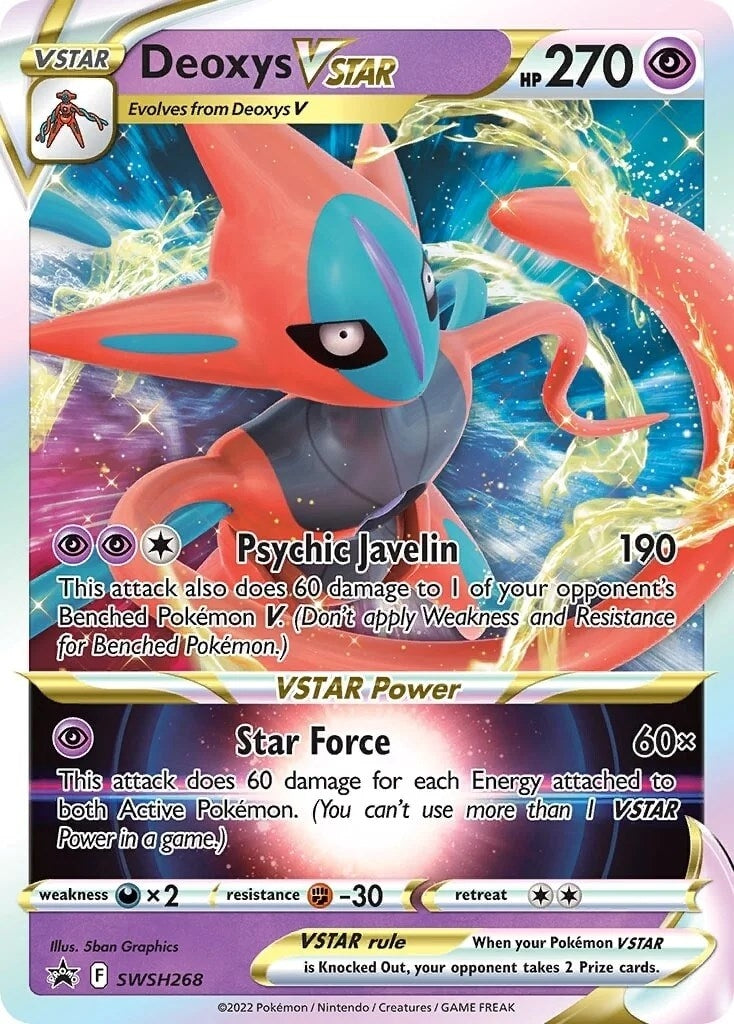 Image for Deoxys VSTAR - SWSH268 - Pokemon