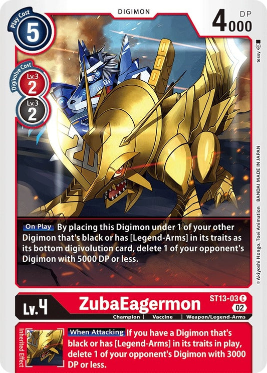 Image for ZubaEagermon - Digimon Card Game