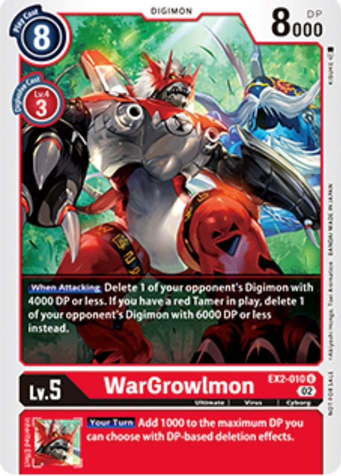Image for WarGrowlmon - EX2-010 (Tamer Party Vol. 6 Promo) - Digimon Card Game