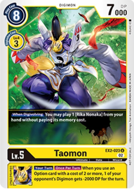 Image for Taomon - EX2-023 (Tamer Party Vol. 6 Promo) - Digimon Card Game