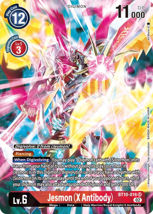 Image for Jesmon (X Antibody) (Alternate Art) - Digimon Card Game