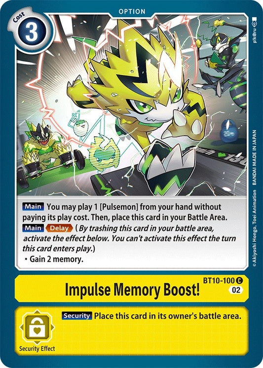 Image for Impulse Memory Boost! - Digimon Card Game