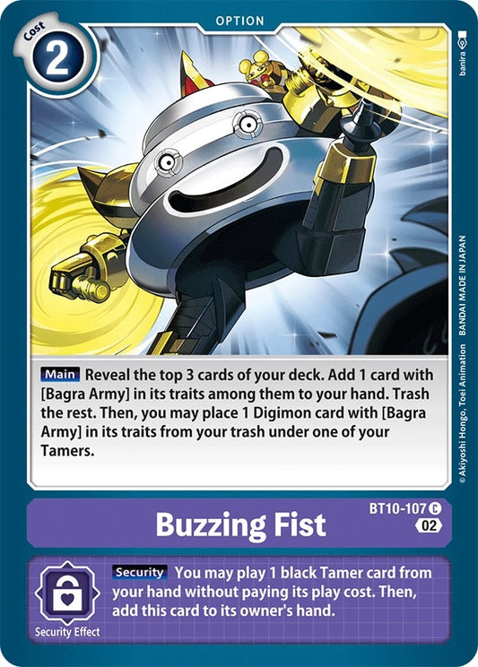 Image for Buzzing Fist - Digimon Card Game