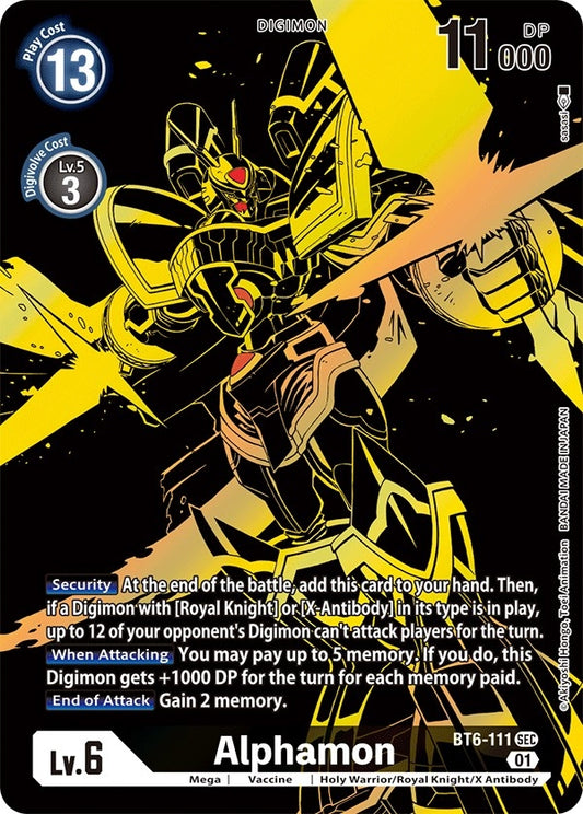 Image for Alphamon (Xros Encounter Ghost Rare) - Digimon Card Game