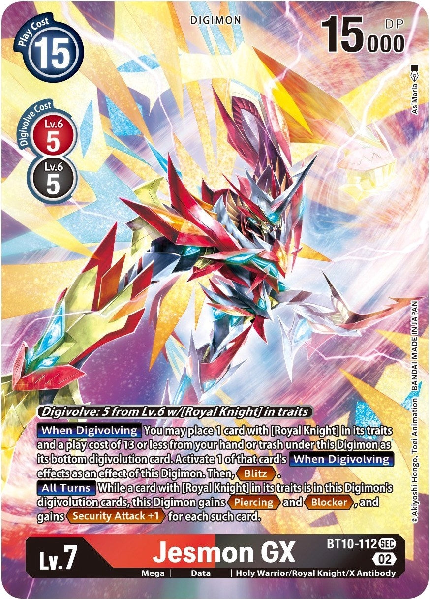 Image for Jesmon GX (Alternate Art) - Digimon Card Game