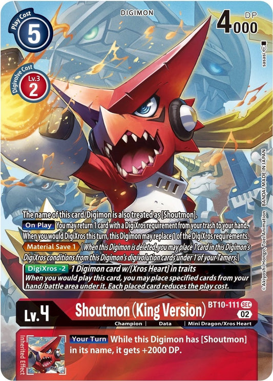 Image for Shoutmon (King Version) (Alternate Art) - Digimon Card Game