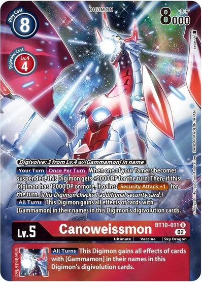 Image for Canoweissmon (Alternate Art) - Digimon Card Game