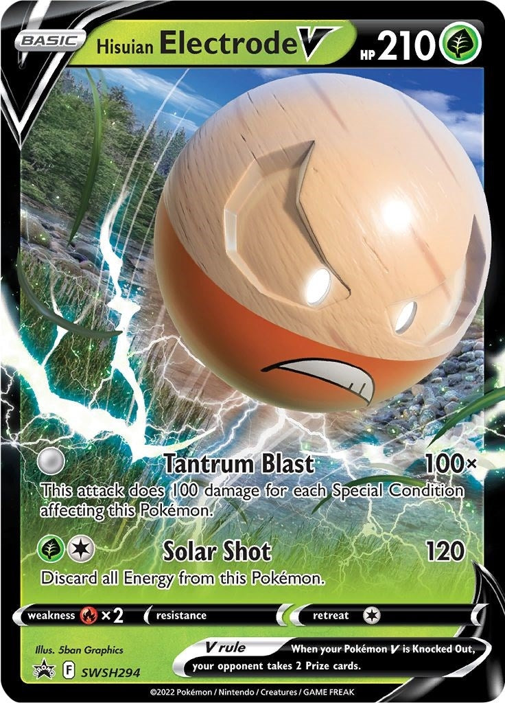 Image for Hisuian Electrode V - SWSH294 - Pokemon