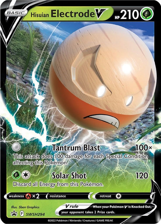 Image for Hisuian Electrode V - SWSH294 - Pokemon