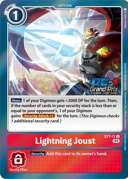 Image for Lightning Joust (DC-1 2022 Stamped) - Digimon Card Game