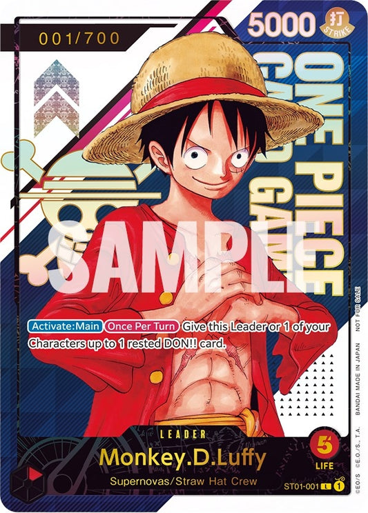 Image for Monkey.D.Luffy - ST01-001 [Serial Number] - One Piece Card Game