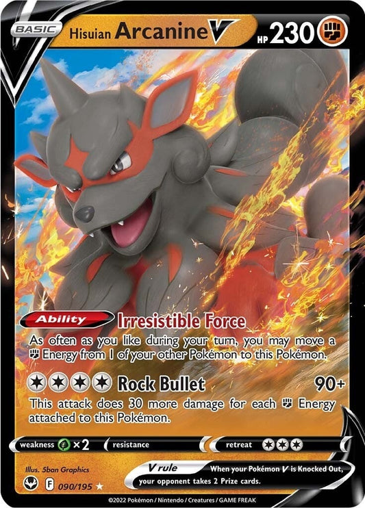 Image for Hisuian Arcanine V - Pokemon