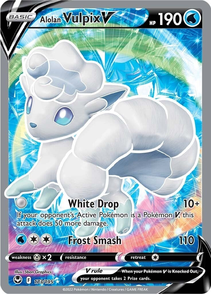 Image for Alolan Vulpix V (Full Art) - Pokemon