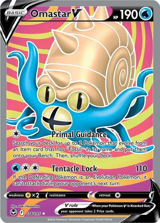Image for Omastar V (Full Art) - Pokemon