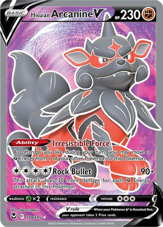 Image for Hisuian Arcanine V (Full Art) - Pokemon
