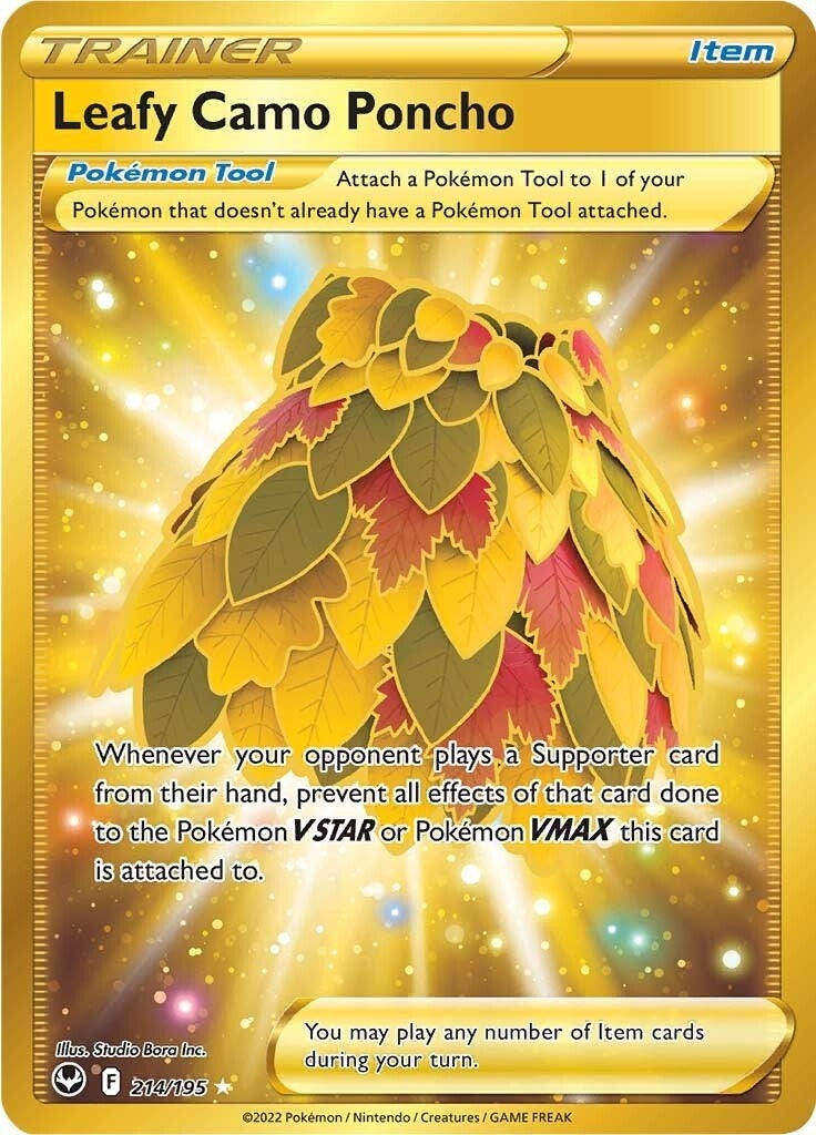 Image for Leafy Camo Poncho (Secret) - Pokemon