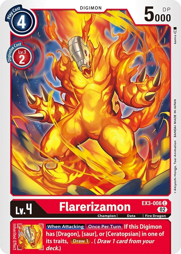 Image for Flarerizamon - Digimon Card Game