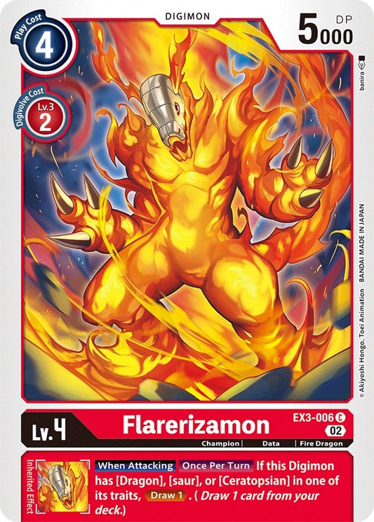 Image for Flarerizamon - Digimon Card Game