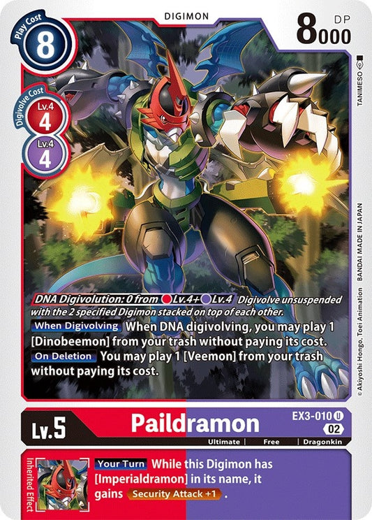Image for Paildramon - Digimon Card Game